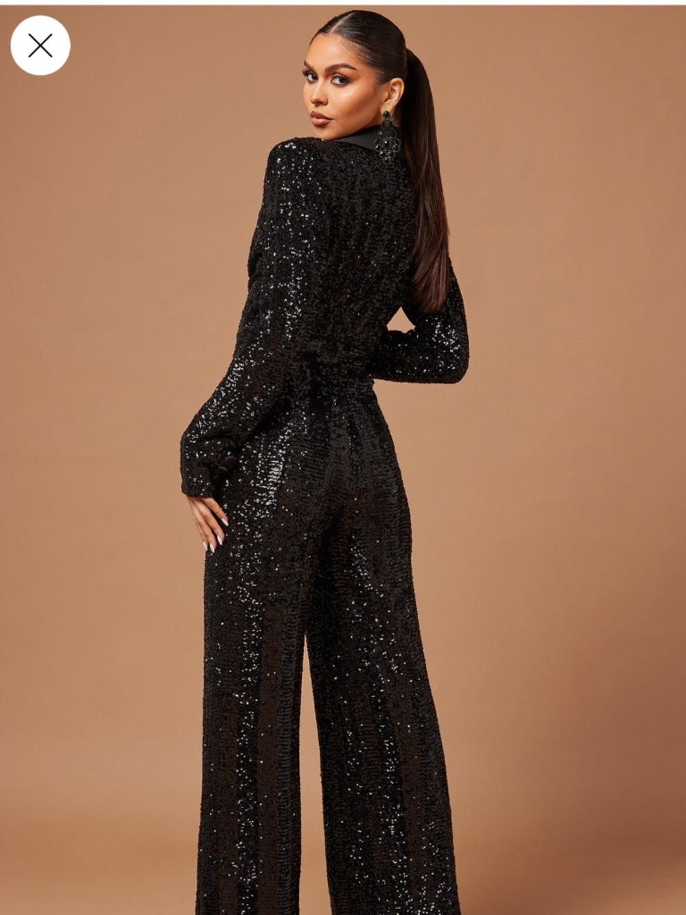 Fashion Nova Plunge Jumpsuit - Picture 2 of 2